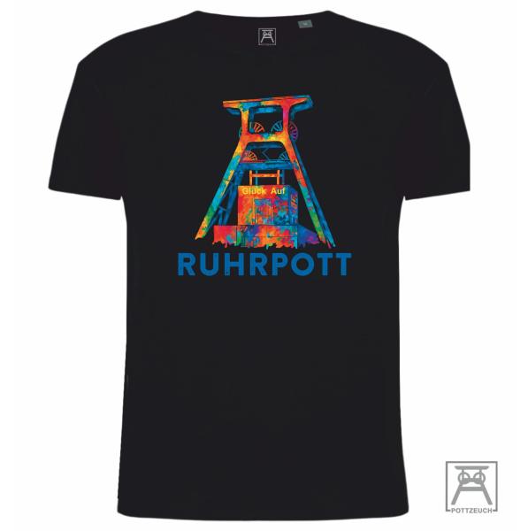 Unisex T-Shirt Zeche, bunt