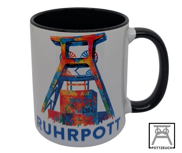 Kaffeepott Ruhrpott Zeche bunt