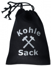 Kohle Sack, schwarz